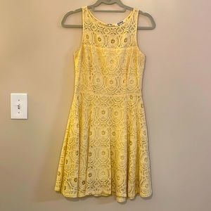 BB Dakota Yellow High neck dress
